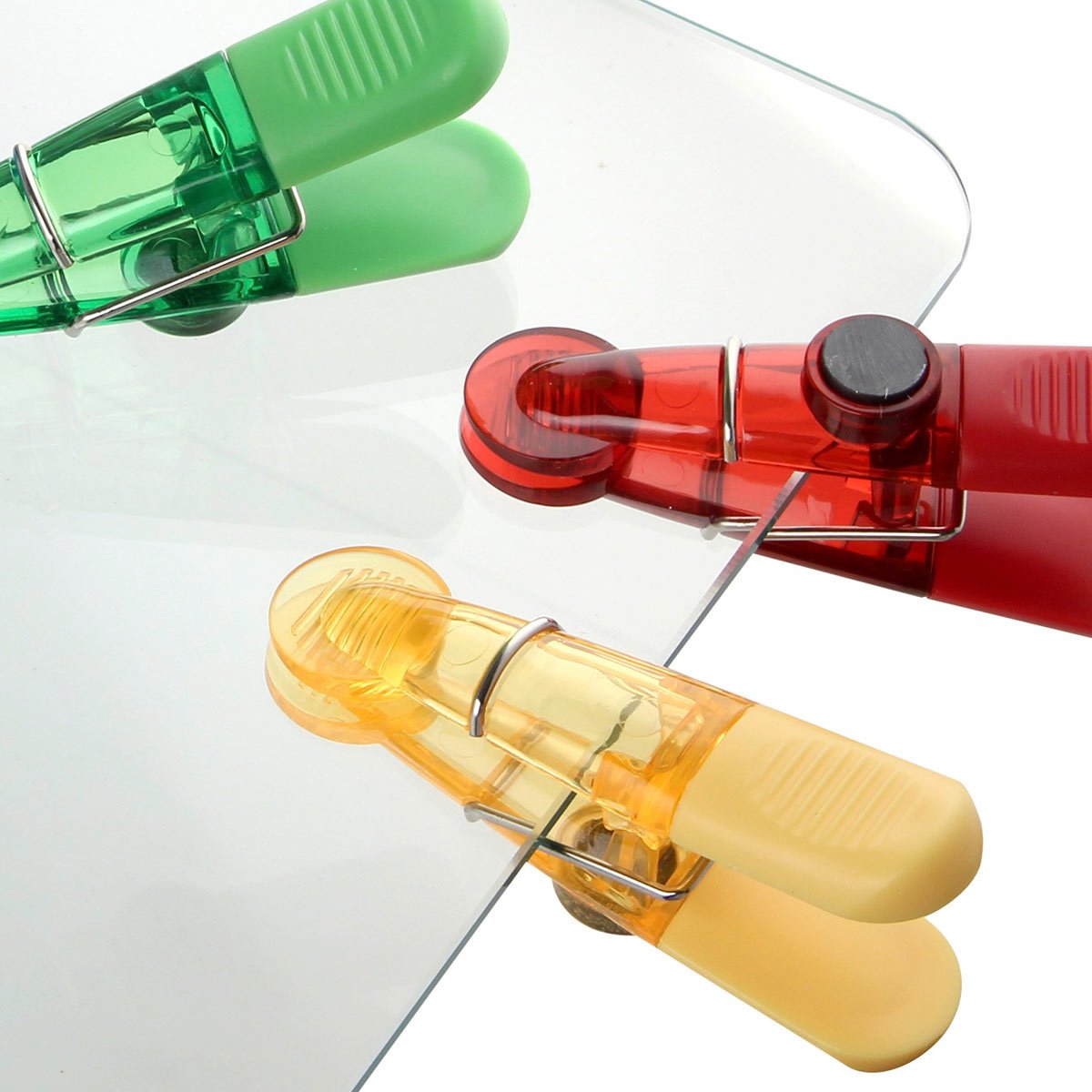 magnetic reusable plastic food bag clip for sealing and closing food storage bags or message holders magnetic reusable plastic food bag clip for sealing and closing food storage bags or message holders