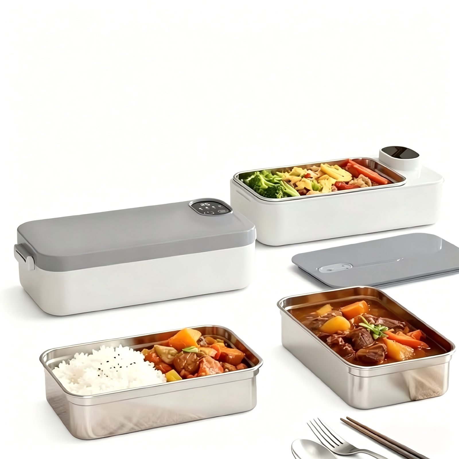 usb electric heating 304 steel food container usb electric heating 304 steel food container
