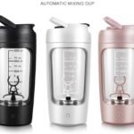 portable magnetic automatic mixing cup coffee fitness protein shake powder