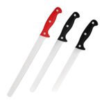 elegant 30cm eco friendly cake knife with smooth blade large 10 inch pc cutter box of 54 for wedding cakes